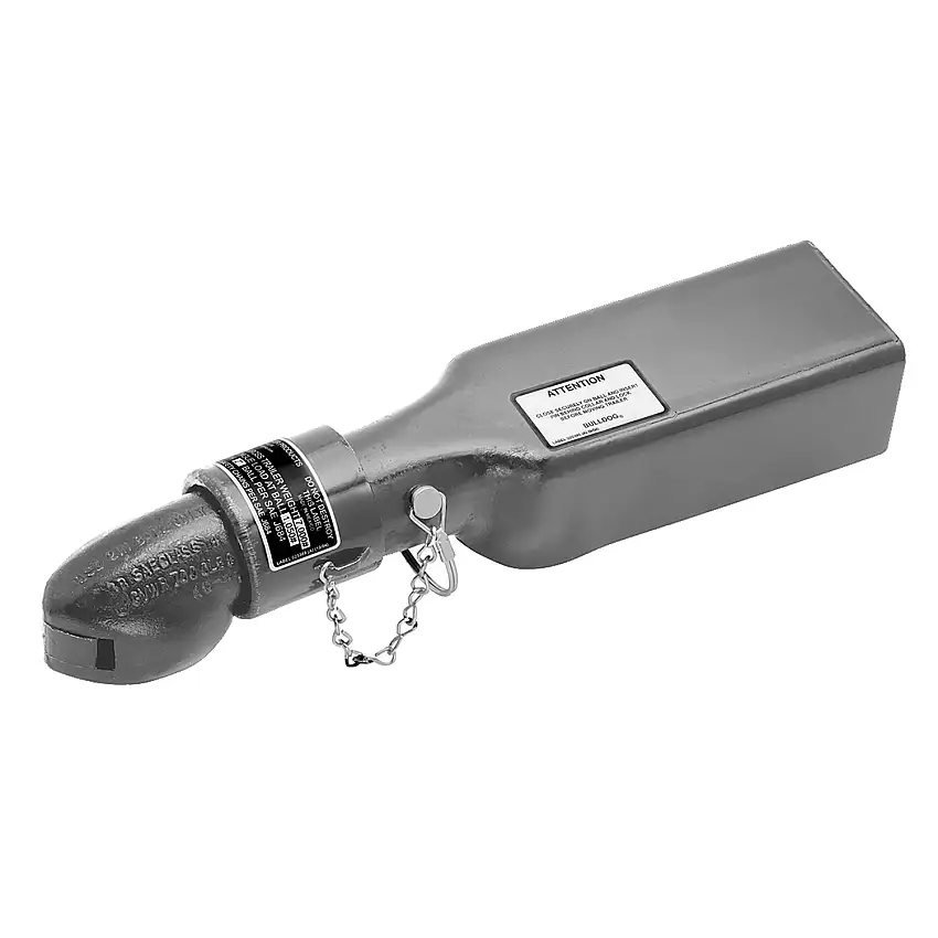 Bulldog 7,000 lbs Collar-Lok Straight Coupler, 2 in. Diameter, 3 in. Channel Width BD028243