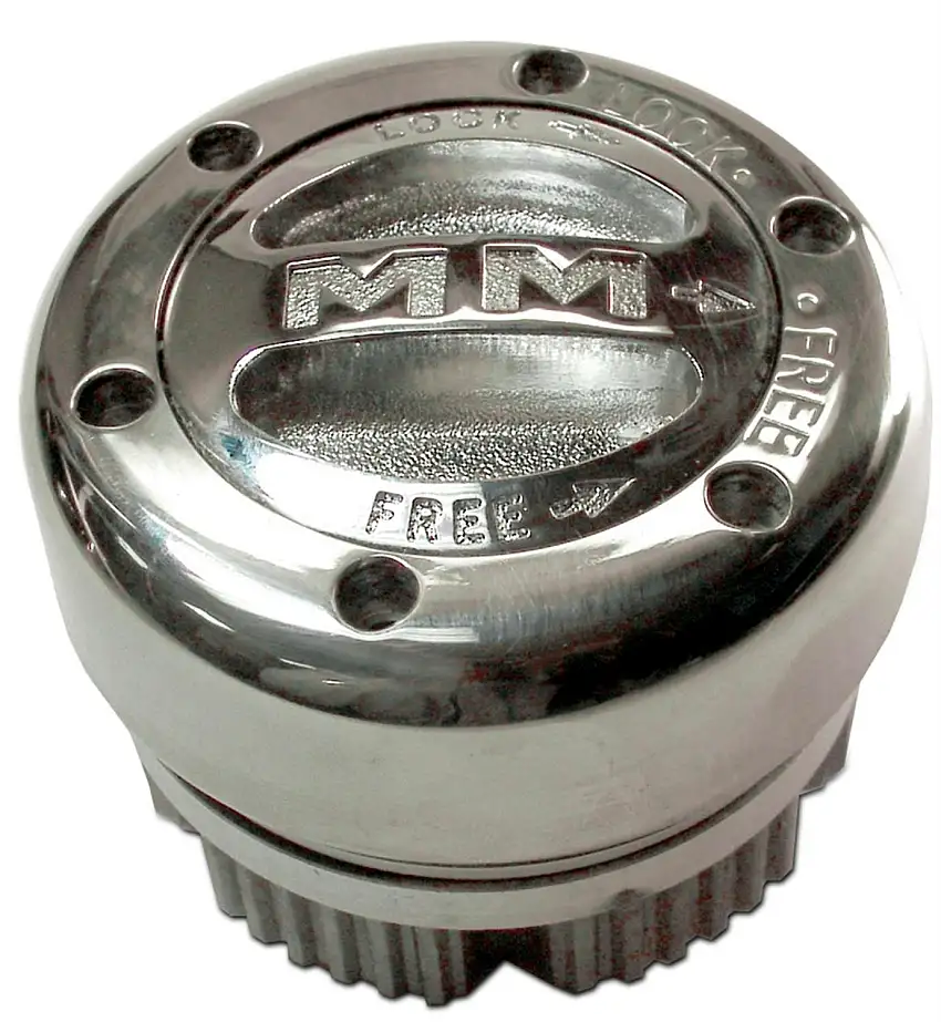 Mile Marker 104 Premium Stainless Manual Locking Hubs DANA 30/44 19 Spline