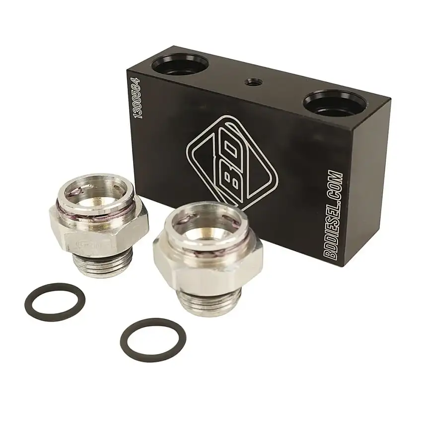 BD Transmission Cooler Bypass Delete Kit 17-19 GM 6.6L Duramax L5P
