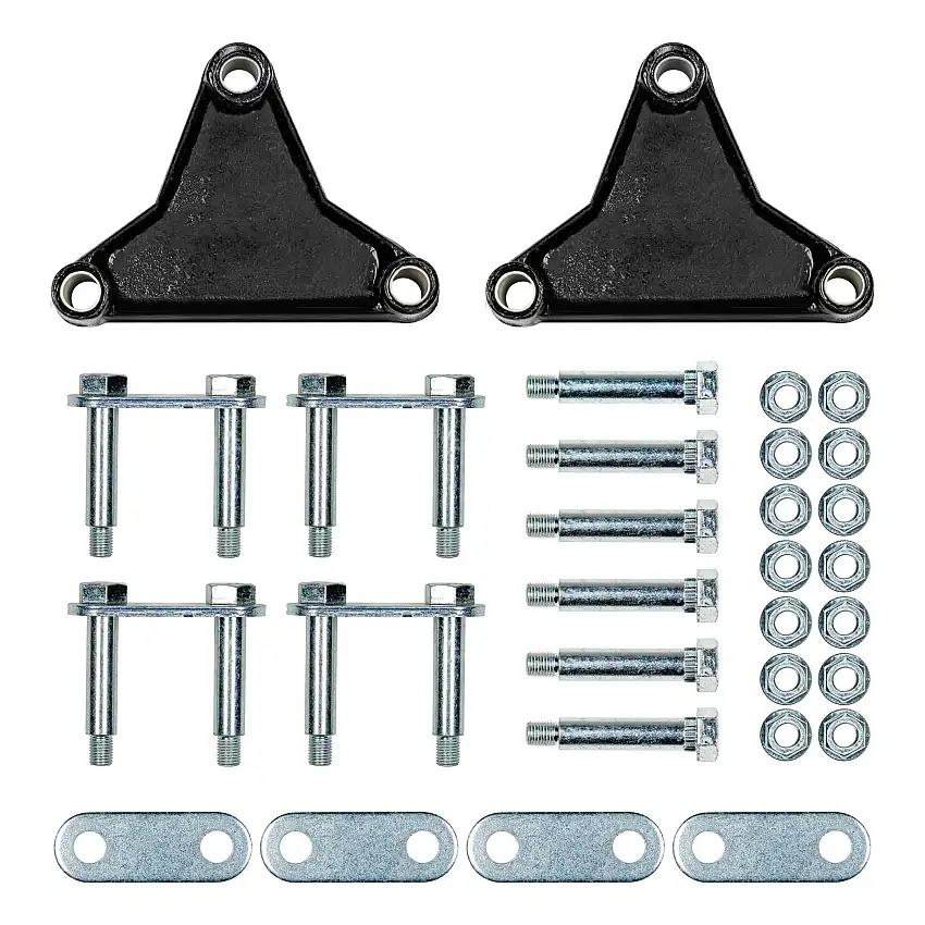 Lippert AP Kit for 2-7K-lb. Double-Eye Tandem Axles - Tall Equalizer, Standard Bolts 121098L