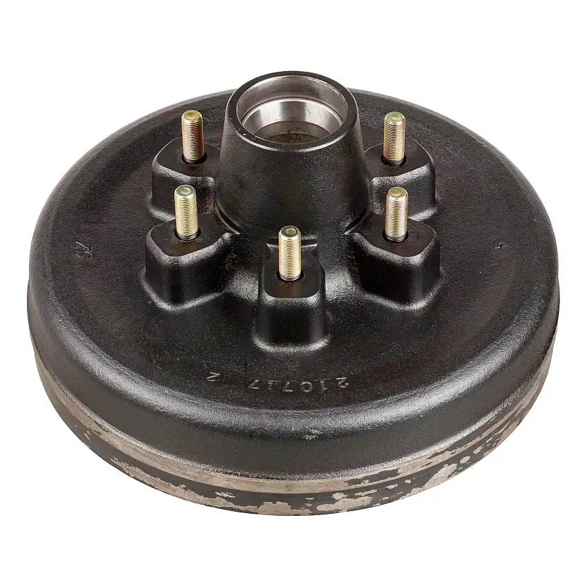 Lippert 12" Brake Drum Hub for 6,000-lb. Axle - 6 on 5.5", 1/2" Stud 122094