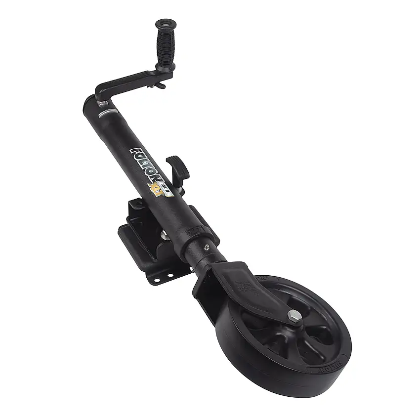 Fulton XLT Marine Trailer Jack, 1,500 lbs. Lift Capacity, Side Wind, Bolt-On Side Mount, 12 in. Travel FL141160
