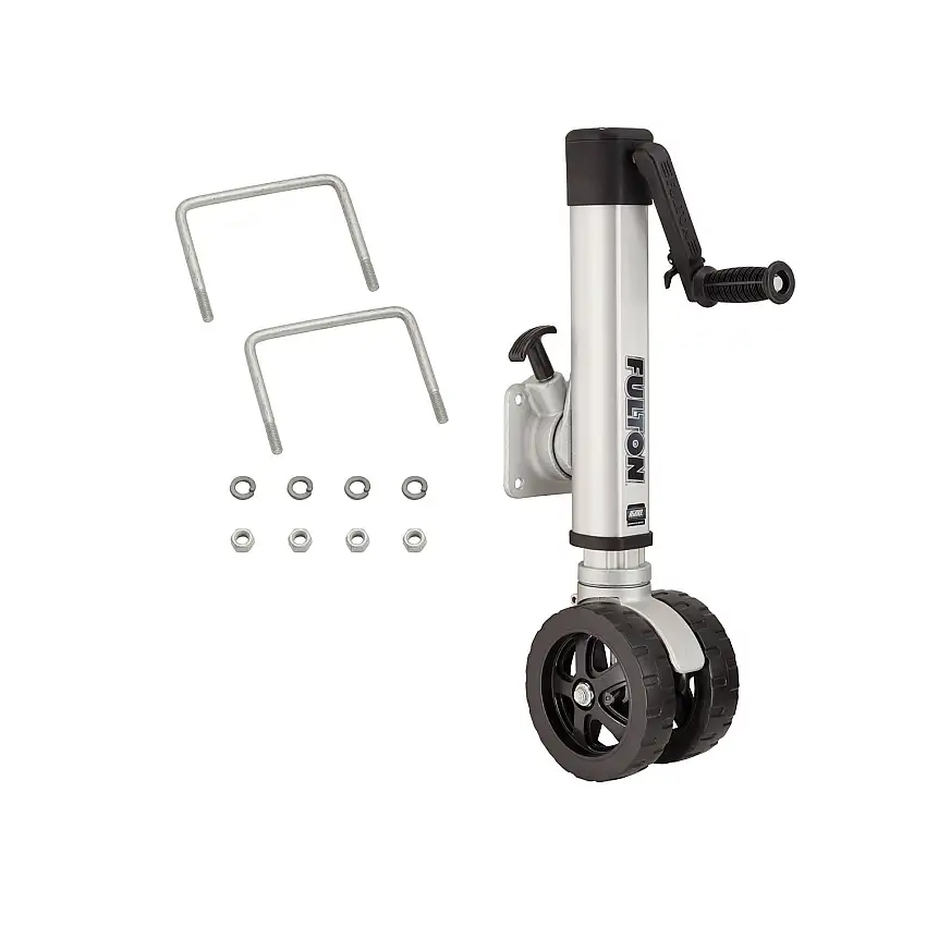 Fulton F2 Marine Trailer Jack, 1,600 lbs. Lift Capacity, Side Wind, Bolt-On Side Mount, 10 in. Travel FL1413130334