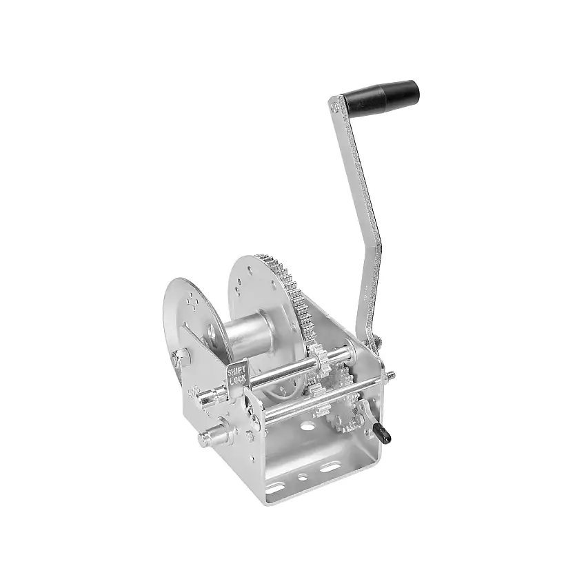 Fulton Trailer Winch, Two-Speed, 3,200 lbs. Capacity, No Strap FL142420