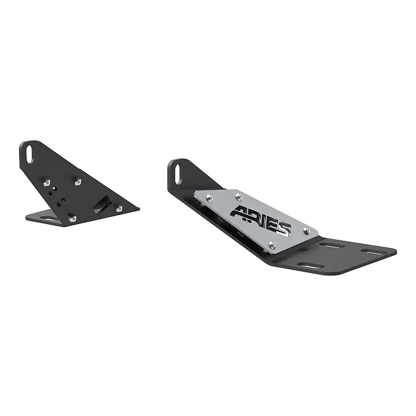 ARIES 15913 Jeep Wrangler TJ Hood Light Brackets, LEDs Sold Separately