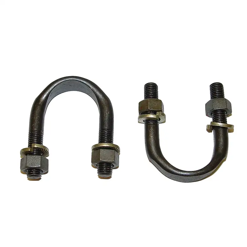 Omix-ADA Spicer U-Bolt Kit for 1941-86 Jeep CJ2A CJ3A CJ3B CJ5 CJ6 CJ7 CJ8 MB & YJ/TJ/ZJ/XJ/KJ 16582.02
