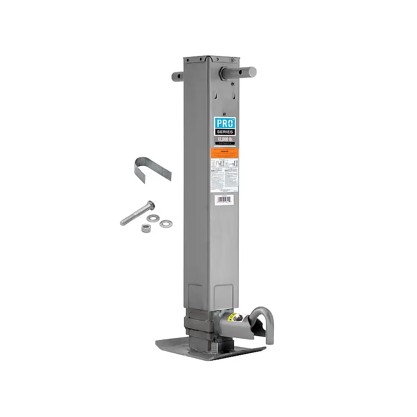 Pro Series 140094 Weld-On Square Tube Jack with Sidewind Handle, 12,000 Pound
