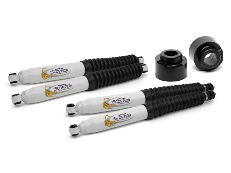 2005-2019 Ford F250 & F350 Daystar Comfort Ride 2.5 inch Leveling Kit with Shocks | KF09049BK