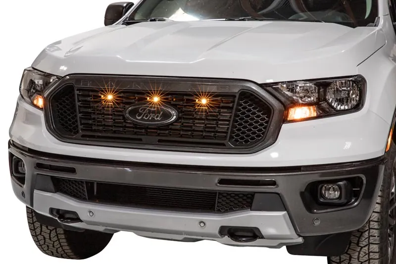 2019-2023 Ford Ranger XLT/XL Custom Auto Works Ford Raptor Style LED 3 Light Kit | 2019-R-3