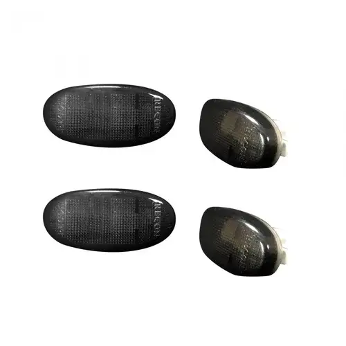 RECON Ford Super Duty 11-22 Fender Light LED Smoked w/ Black Trim