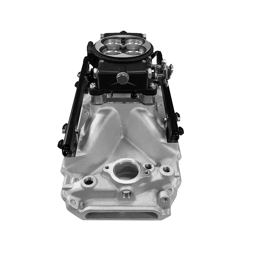 FiTech 30-11-415 Ultra Port, 1000 HP Chevy Big Block Oval Port EFI System, Classic Black