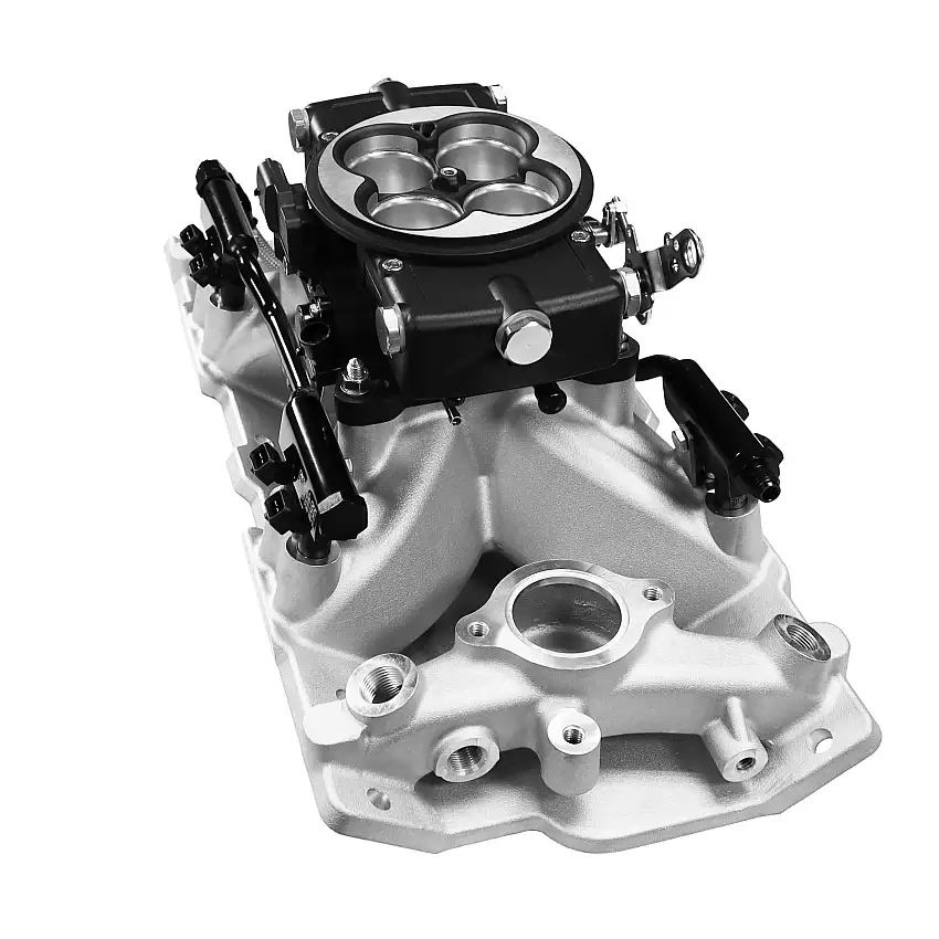 FiTech 30-12-615 Ultra Port, 750 HP Chevy Small Block Port EFI System, Classic Black