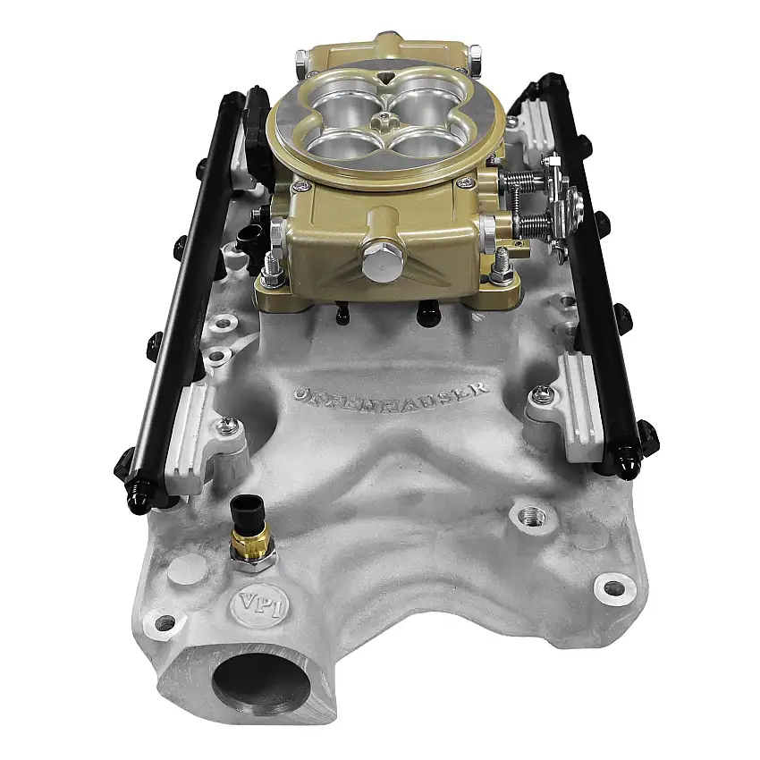 FiTech 30-18-414 Ultra Port, 1000 HP Ford 351W, Offenhauser VPI, Port EFI System, Classic Gold