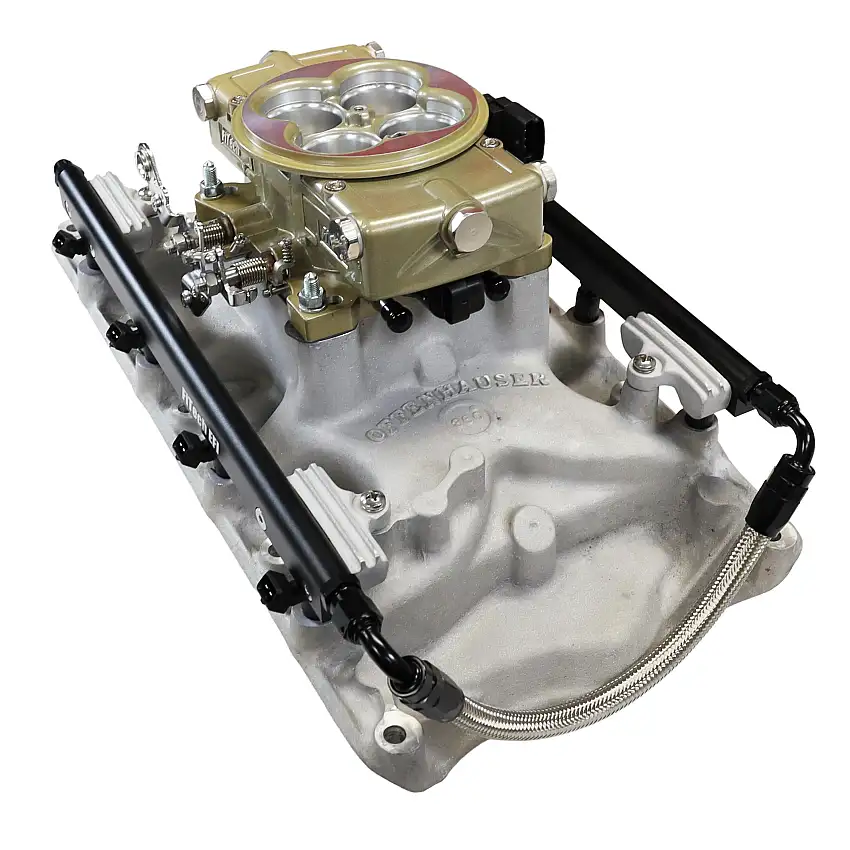 FiTech 30-18-514 Ultra Port, 500 HP Ford 351W, Offenhauser VPI, Port EFI System, Classic Gold