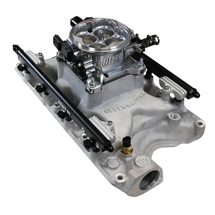 FiTech 30-18-610 Ultra Port, 750 HP Ford 351W, Offenhauser VPI, Port EFI System, Uni Brilliant