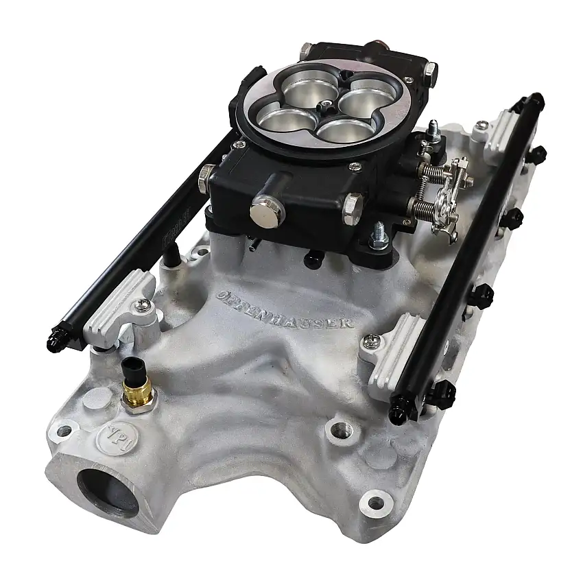 FiTech 30-18-615 Ultra Port, 750 HP Ford 351W, Offenhauser VPI, Port EFI System, Classic Black