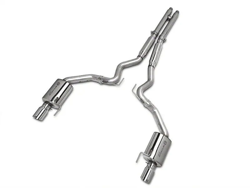 2015-2017 Ford Mustang GT AWE Touring Edition Cat-Back Exhaust System with Chrome Silver Tips | 3015-32084