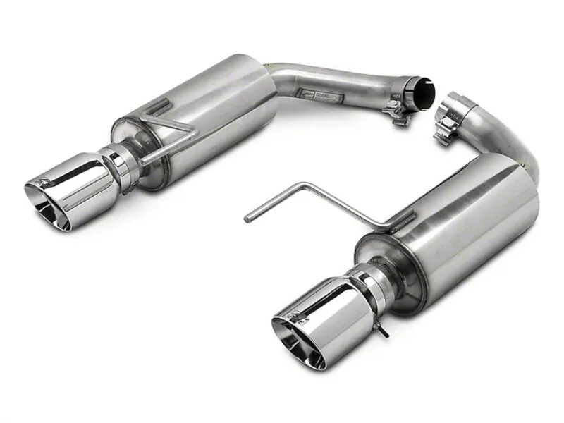 2015-2023 Ford Mustang EcoBoost AWE Touring Edition Axle-Back Exhaust System with Chrome Silver Tips | 3015-32086