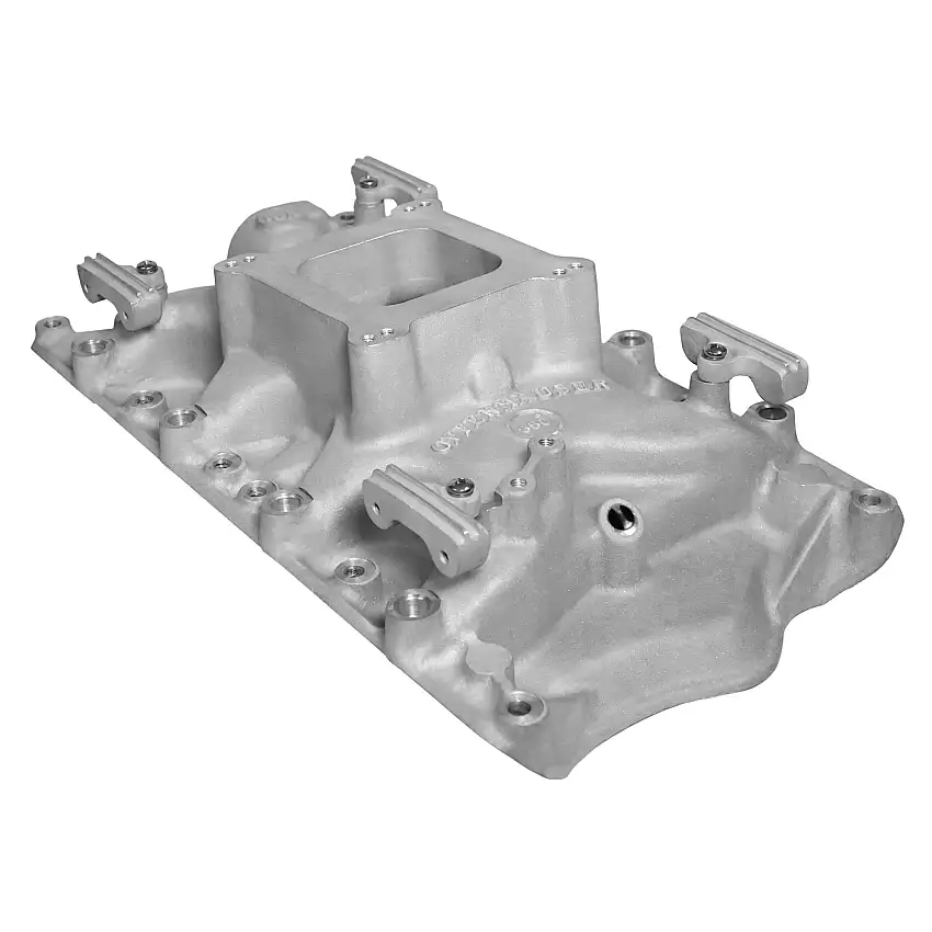 FiTech 30202-1 Intake Manifold Port, Offenhauser Ford 351W with Fuel Rail Brackets