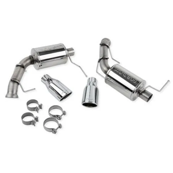 2011-2014 Ford Mustang GT Roush Axle-Back Exhaust System with Round Tips | 421127