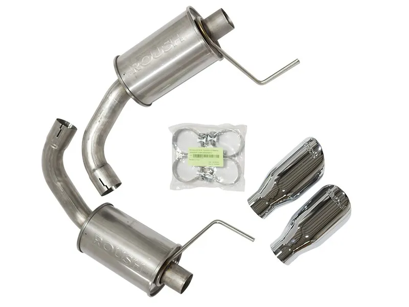 2015-2017 Ford Mustang GT Roush Axle-Back Exhaust System with Round Tips | 421834