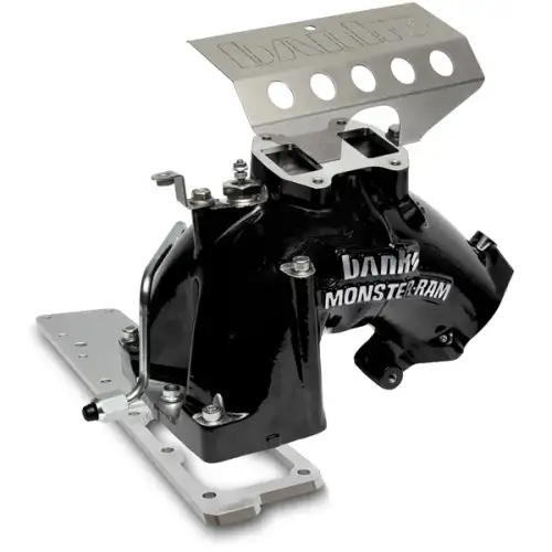 Banks Power Monster-Ram Intake W/ Billet Heater & Intake Plate BLACK For 07.5-18 Dodge 6.7L Cummins