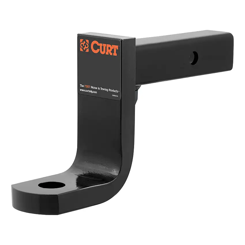 CURT Class 4 Ball Mount (2" Shank, 10,000 lbss., 6" Drop, 9-3/8" Long) Trailer Hitch Ball Mount