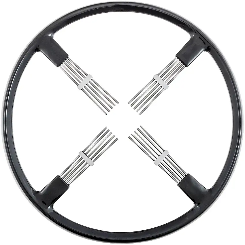 Brooklands Steering Wheel, 17", Black
