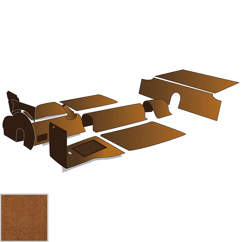 CARPET SET, Honey Tan