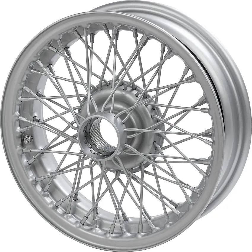 Wire Wheel, Painted, 15"x4.5", 60 Spoke, Tubeless Type