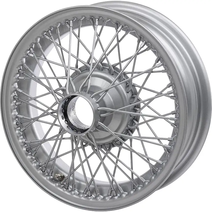 Set of 4 Wire Wheels, Painted, 15"x5", 72 Spoke, Heavy Duty, Tubeless Type, BJ7 from 24367, BJ8