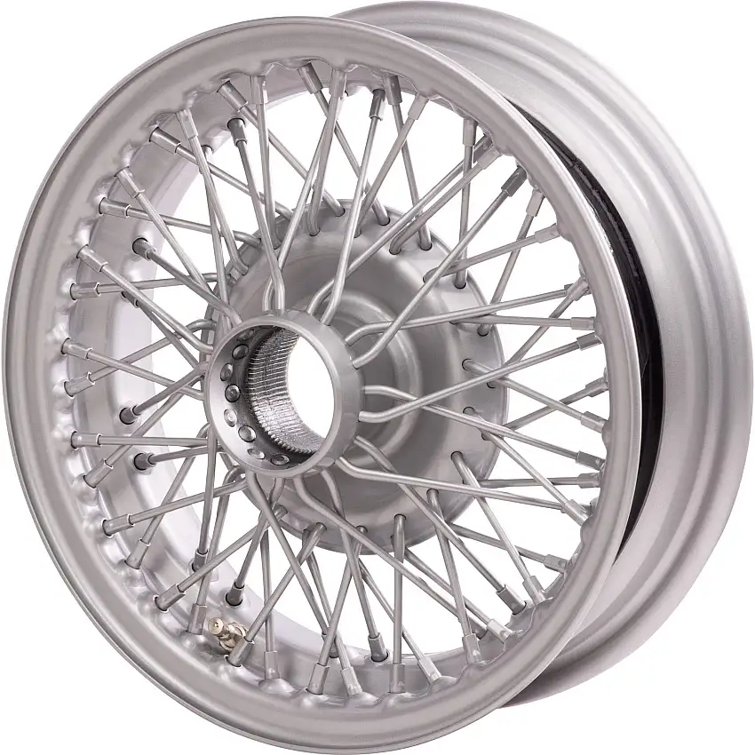 Wire Wheel, Painted, 13"x4", 60 Spoke, Tubeless Type
