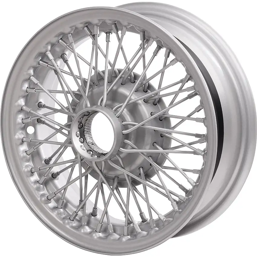 Wire Wheel, Painted, 13"x4.5", 60 Spoke, Tube Type, Spitfire 1962-80