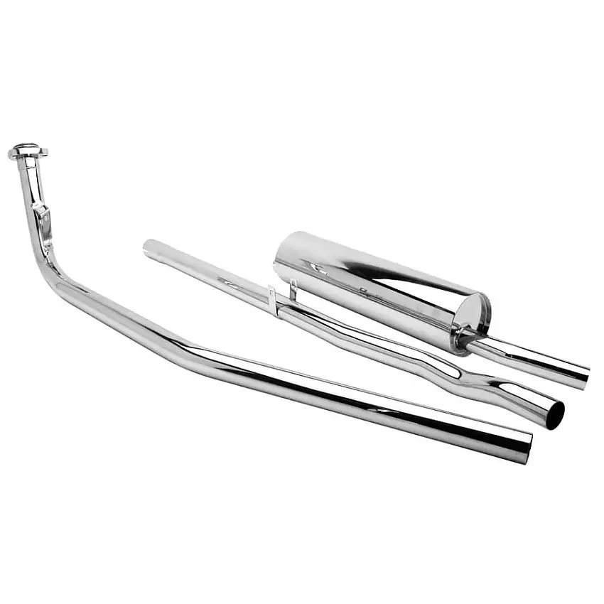 EXHAUST SYSTEM, polished stainless 454-879