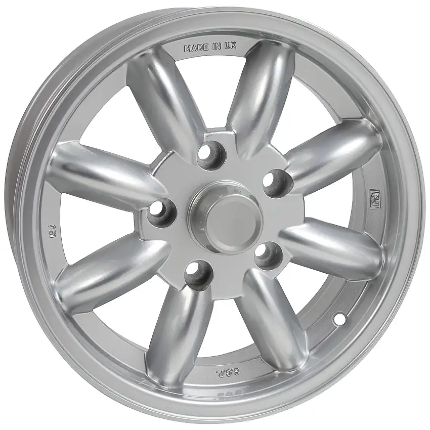 Minilite Style Bolt-On Wheel - Silver - 15" x 5.5"