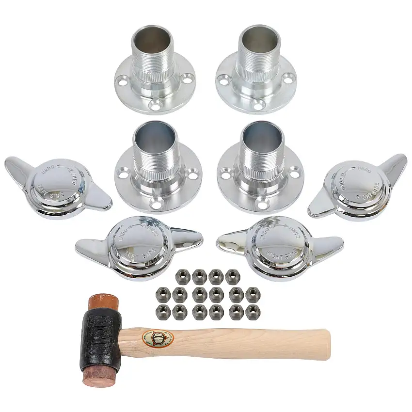 Wire Wheel Conversion Kit, Eared Knockoffs