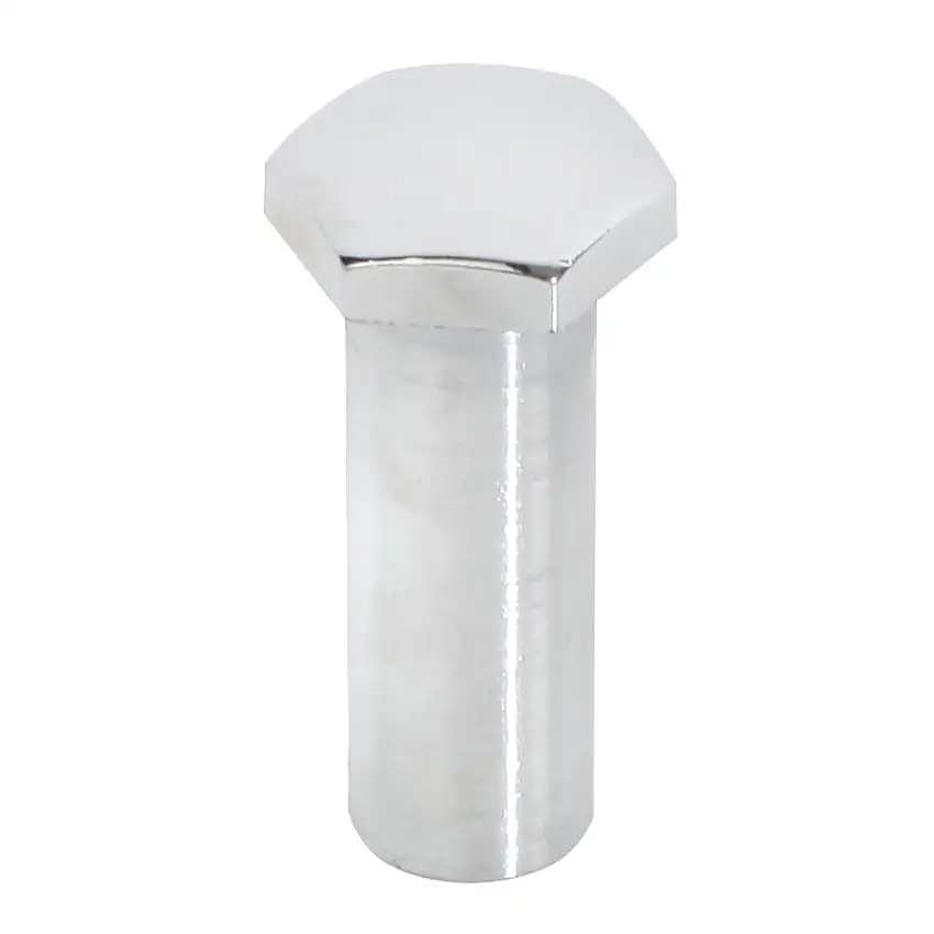 Extra Long Valve Cover Cap Nut - chrome