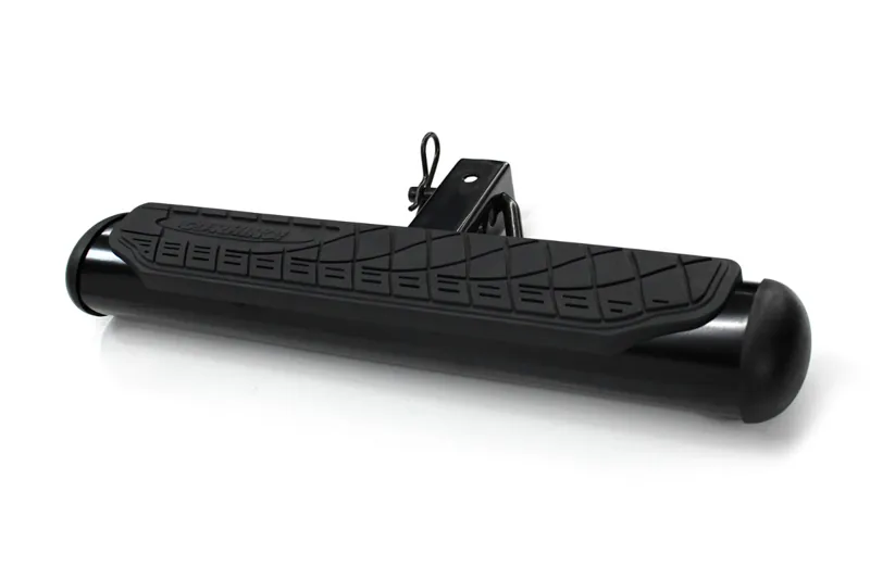 Go Rhino 4 inch Oval Universal Hitch Step for 2 inch Receivers (Black) | 460B