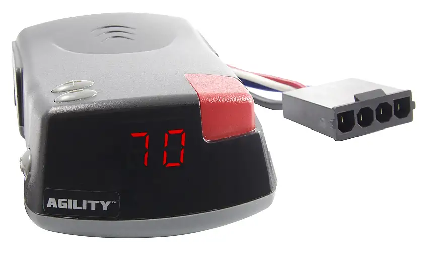Hopkins 47294 Proportional Trailer Brake Controller – Digital Display, Adjustable Gain, 5 Sensitivity Settings