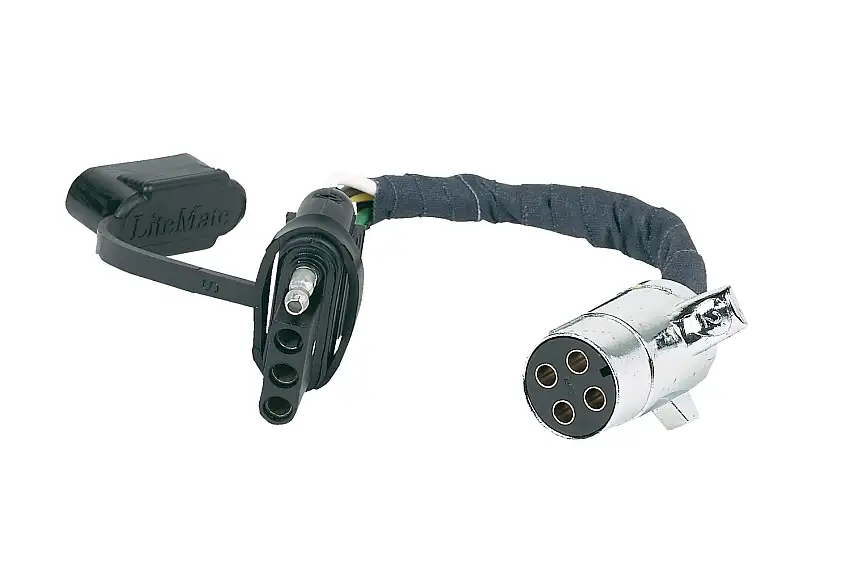 Hopkins 4-Round To 4-Flat Flex Adapter 47465