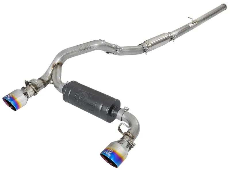 2016-2017 Focus RS aFe Takeda 3 inch Cat-Back Exhaust Kit (Blue Tips) | 49-33103-L