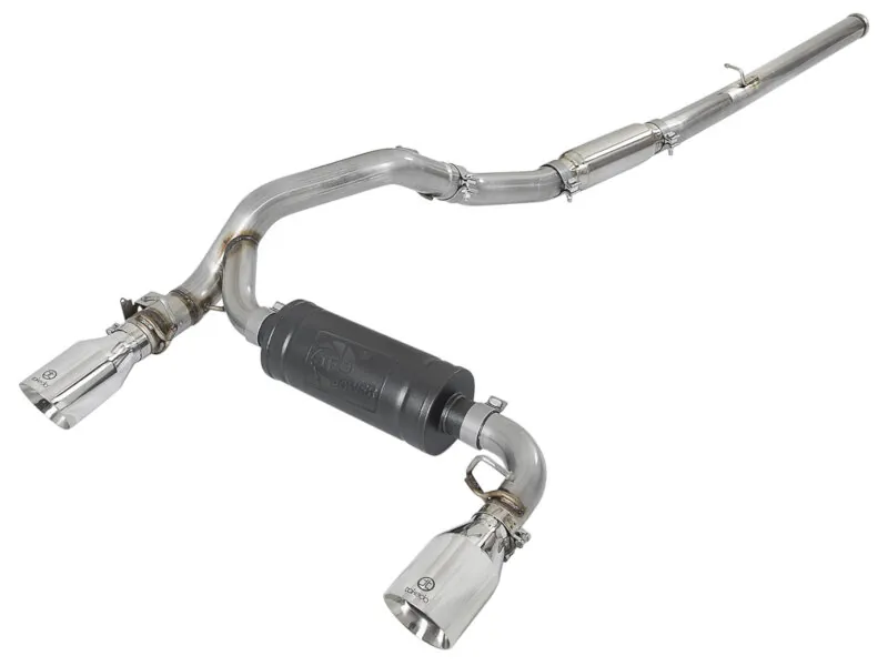 2016-2017 Focus RS aFe Takeda 3 inch Cat-Back Exhaust Kit (Polished Tips) | 49-33103-P