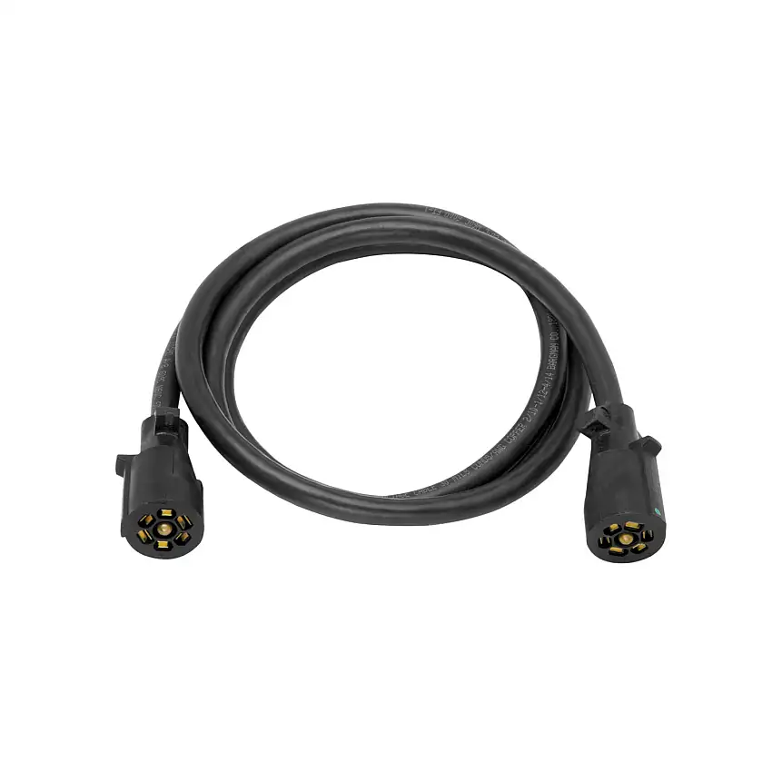 Bargman Wiring Connector, 7-Way Trailer End, 6 ft. Length Wire BM50-67-901