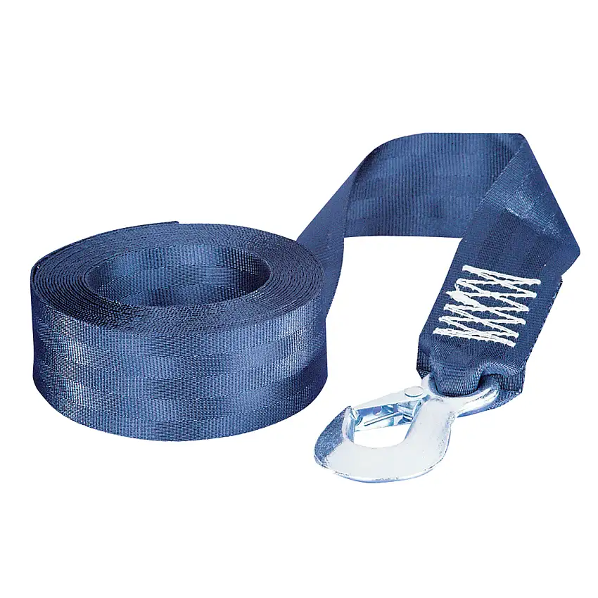 Fulton Trailer Winch Accessory, Strap w/ Hook, 2 Inch x 20 Foot 501201