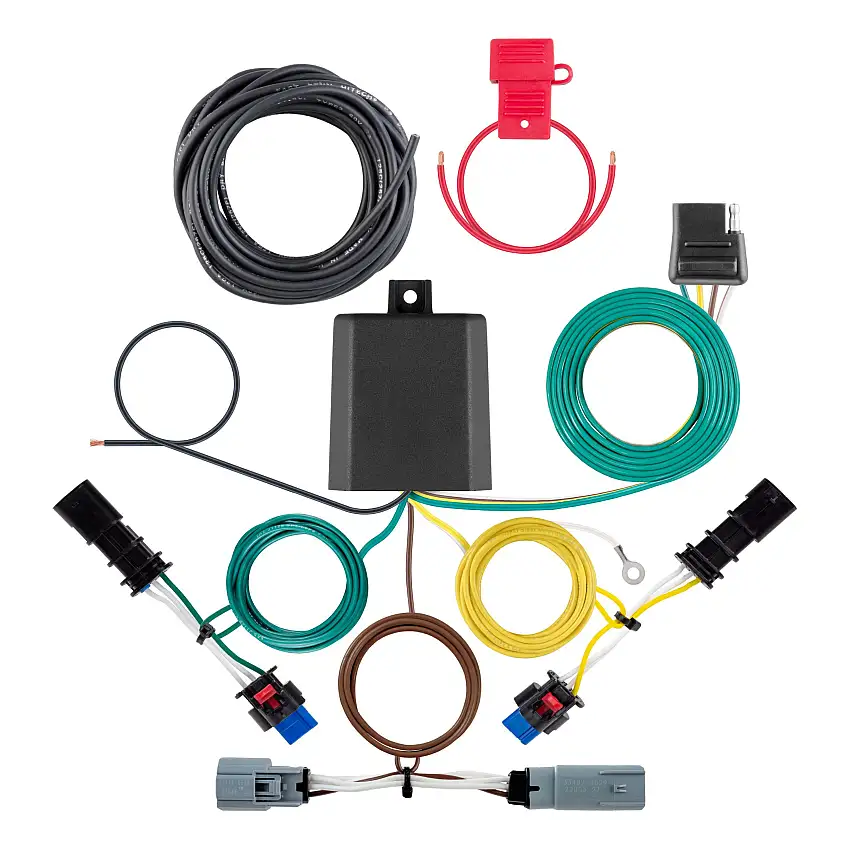CURT Custom Wiring Harness, 4-Way Flat Output, Select Buick Envista 56522
