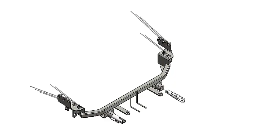 BlueOx Tow Bar Base Plate, Front Mount, RV Flat Towing for Select, FORD FOCUS SE
