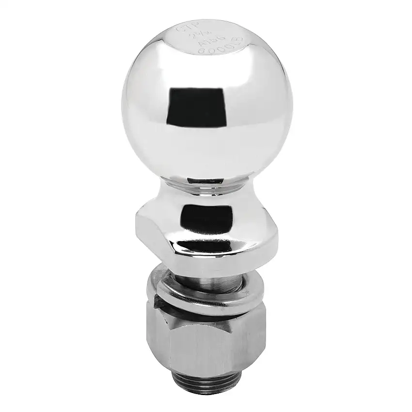 Fulton Trailer Hitch Ball, 2 in. Diameter, 6,000 lbs. Capacity, 1 in. Shank Dia, 2-1/8 in. Shank Length, Stainless Steel