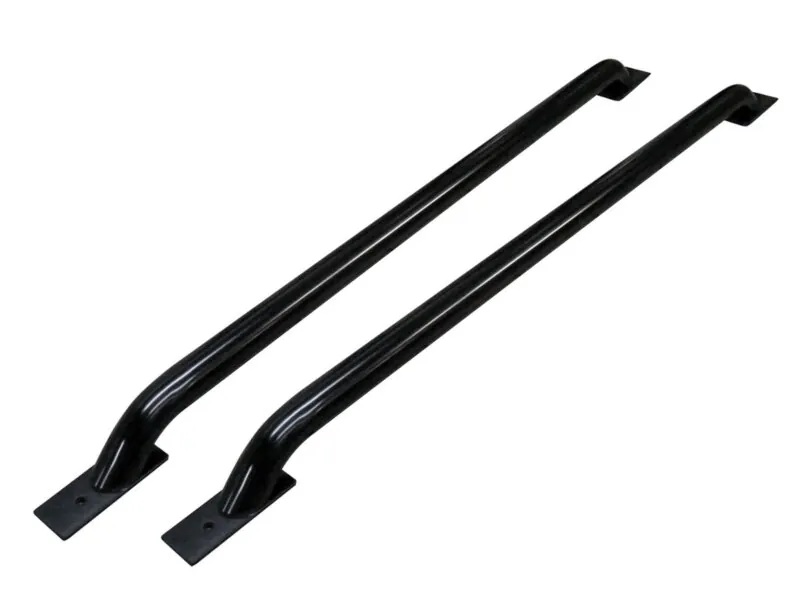 1999-2016 Ford F250 & F350 Short Bed Go Rhino Stake Pocket Bed Rails (Black) | 8248B