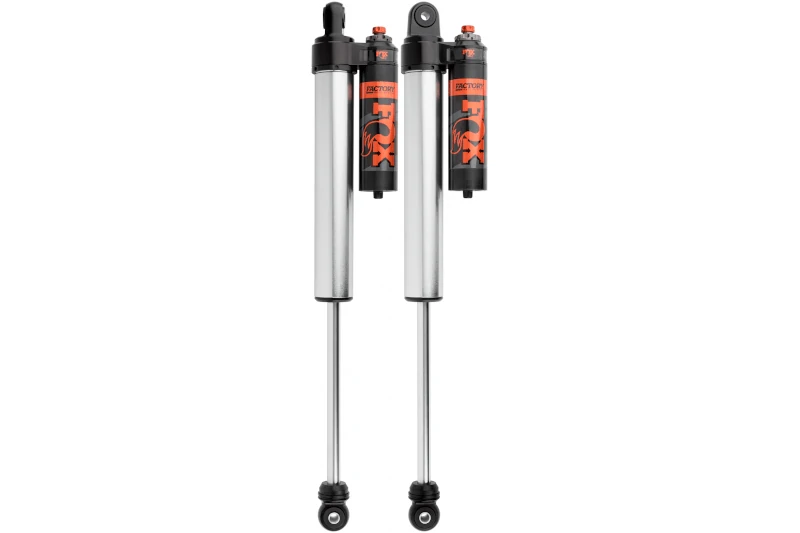 2017-2026 F250 & F350 4WD FOX 2.5 Factory Race Series Rear Reservoir Shocks with DSC Adjusters for 4-6" of Lift - (Pair) | 883-26-042