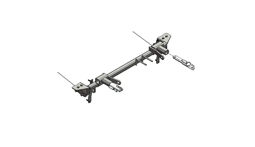 BlueOx Tow Bar Base Plate, Front Mount, RV Flat Towing for Select, FORD EDGE LIMITED